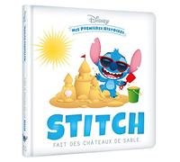 Stitch fait des châteaux de sable