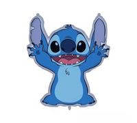 Globo de papel de aluminio * LILO & STITCH * como decoración para cumpleaños y fiesta temática | globo para aire y helio, 76 x 88 cm | globos para cumpleaños infantiles
