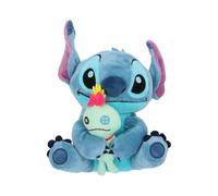 Stitch Hucha con Scrump - Hucha de felpa acogedora - Producto oficial - aproximadamente 20 cm - Diseño detallado - Idea de regalo para niños y fans