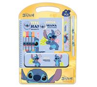STITCH ICE CREAM - Set de Escritura, Estuche Regalo, Estuche Metálico, Plumier, Estuche Niño, Ideal para Niños, Cómodo y Versátil, Calidad y Resistencia, 27x3x37.5 cm