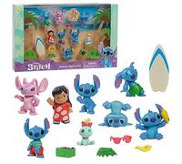 Stitch Juego de Figuras Disney’s Lilo Deluxe de 13 Piezas de 5 cm de Alto para coleccionar, Juego de simulación; Juguetes para niños a Partir de 3 años de Just Play