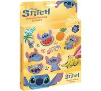 STITCH Juego de pegatinas de pintura de diamante | Con más de 900 pegatinas de colores en 10 colores, 9 imanes para diseñar, juego creativo de pintura de diamante