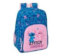 STITCH LILO - Mochila Escolar Infantil Animada, Mochila Niño, Mochila Infantil, Adaptable a Carro, Ideal para Niños en Edad Escolar, Cómoda y Versátil, Calidad y Resistencia, 26x11x34 cm