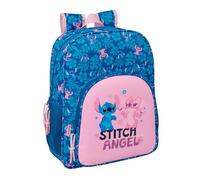 STITCH LILO - Mochila Escolar Niño, Mochila Infantil, Adaptable a Carro, Ideal para Niños en Edad Escolar, Cómoda y Versátil, Calidad y Resistencia, 32x12x38 cm