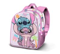 Disney Lilo and Stitch Couple-Elite 3D Mochila, Rosa, 25 x 30 cm, Capacidad 7 L