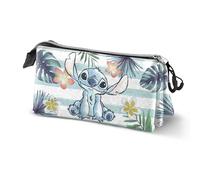 Disney Lilo and Stitch Ocean-Triple - Estuche para lápices, Azul, 23 x 11 cm