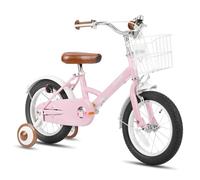 STITCH Little Wizard - Bicicleta infantil de 12/14/16/18 pulgadas para niños y niñas de 2 a 9 niños y niñas, con barra y cesta
