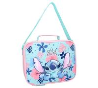 STITCH Lunchtime! - Bolsa de almuerzo de poliéster con bandolera - dimensiones 25x19x8cm - Original Disney Lilo y Stitch