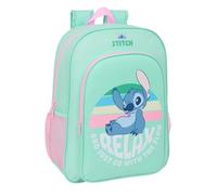 STITCH - Mochila Escolar Niño, Mochila Niño, Mochila Infantil, Adaptable a Carro, Ideal para Niños en Edad Escolar, Cómoda y Versátil, Calidad y Resistencia, 33x14x42 cm