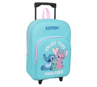 STITCH - Mochila Infantil con Carro Compacto, Ideal para Niños de Diferentes Edades, Cómoda y Versátil, Calidad y Resistencia, 33x43x15 cm