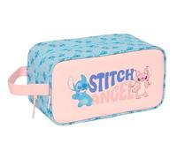 STITCH OHANA - Zapatillero Mediano, Multiusos, Portatodo, Deporte, Extraescolares, Fútbol, Cómodo y Versátil, 29x14x15 cm