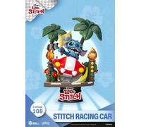 Stitch Racing Coche The D-Stage PVC Statue Beast Kingdom