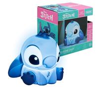 Stitch Squishy Lamp - Lámpara de Escritorio con Licencia Oficial de Disney, decoración de Sala de Juegos y mercancía para niños y niñas, Accesorio de Regalo de luz Nocturna para Sala de Juegos y