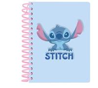 STITCH STATIONERY - Bloc de Notas Frontal, Libreta, Cuadernos, Ideal para Niños en Edad Escolar, Cómodo y Versátil, Calidad y Resistencia, 13.5x1.9x17.9 cm