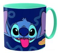 Stitch: Taza de plástico apta para microondas - 265 ml