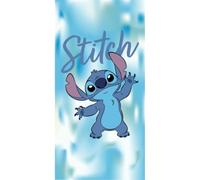 Stitch - Toalla de ducha de Disney Lilo y Stitch, toalla de playa, baño - 100% algodón - Dimensiones: 70 x 140 cm - Multicolor