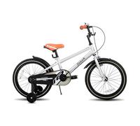 STITCH Vintage 18 Pulgadas Bicicleta Infantil para Niños y Niñas de 6-8 años, Bicicleta Infantil de 18 Pulgadas con Estabilizador y Soporte, Plata STITCH Vintage 18 Pulgadas Bicicleta Infantil para