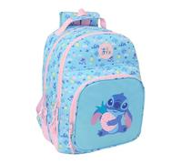 STITCH WAVES - Mochila Escolar Infantil, Ideal para Niños de Diferentes Edades, Cómoda y Versátil, Calidad y Resistencia, 32x15x42 cm