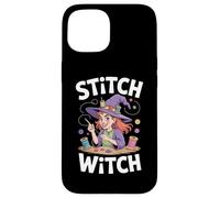 Stitch Witch Fun Crafty Sewing Entusiasta Carcasa para iPhone 15