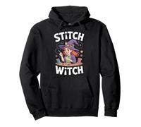 Stitch Witch Fun Crafty Sewing Entusiasta Sudadera con Capucha