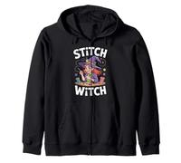 Stitch Witch Fun Crafty Sewing Entusiasta Sudadera con Capucha