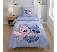 Stitch y Angel Funda Nórdica Cama 90 140x200 + Funda Polialgodón