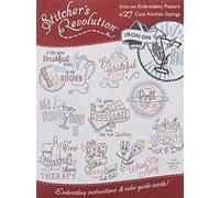 Stitcher's Revolution Aunt Martha's Lindo diseño de Refranes de Cocina para Bordar, 17.78x13.34x1.27 cm