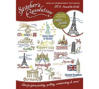 Stitcher's Revolution Iron-On Transfer Pattern for Embroidery Around The World Landmarks