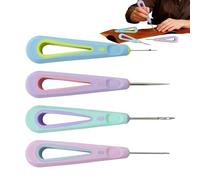 Stitching Awl - 4 piezas herramienta sacapuntas para coser, punzón para elaboración del cuero | Para bordado, elaboración manual, principiantes, casa, laboratorio, acolchado, punto y tejido