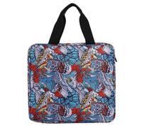 Stitchwork Project Bag, Embroidery Organizer Case, Craft Storage Tote, Interactive Lightweight Square Carry with Handles, Multi-Pocket Design for Beginners, Hobbyists, Travel 12.6x3.15x11.8 pulgadas