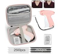 Stitchy Quick Clothing Fixer, Mini Stitch Gun para ropa con 6 agujas de repuesto y 5000 fijaciones de 0,19 pulgadas, kit de pistola de etiquetas Stitchy para ropa para costura, acolchados, dobladillos