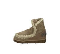 Stivaletto Mou Modello Eskimo 18 Grigio con Logo Glitterato