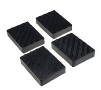 STIX 4X Almohadillas de Goma para Gato Hidráulico 160x120x35 mm