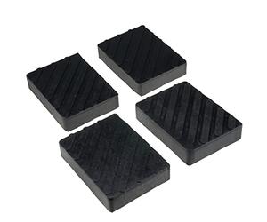 STIX 4X Almohadillas de Goma para Gato Hidráulico 160x120x35 mm | De goma resistente, ideal para cambio de neumáticos, protege bajos y umbrales contra daños, para talleres mecánicos