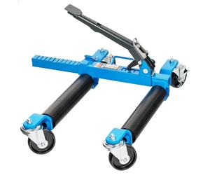 Stix Carro hidráulico mecánico WR-01-1 x carro de maniobra para automóviles con capacidad de carga de 680 kg - elevador de ruedas de hasta 330 mm de ancho - para taller y garaje