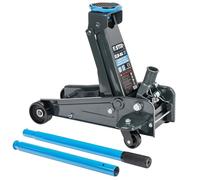 STIX ELN-04 Gato hidráulico 3T - Altura de elevación 140 - 460 mm, estructura de acero resistente, doble palanca 94 cm, almohadilla de goma, gato hidráulico para coche, SUV y furgoneta