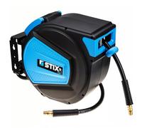 Stix Enrollador de mangueras ZPS-15 - Longitud de la manguera: 15 m - material de la manguera: PVC - presión máx.: 20 bar - Conector de manguera de 1/4"