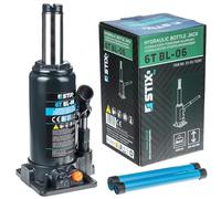 STIX Gato hidráulico para botellas BL-06, 6 toneladas, altura de elevación de 200 a 405 mm