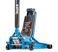 STIX Gato Hidráulico PLN-01 - Capacidad 3T, Perfil Bajo 75 mm, Altura Máxima 505 mm, Construcción Robusta, Doble Bomba, Ideal para Talleres y Uso Doméstico