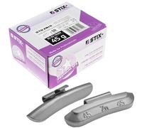 Stix Llantas de acero de 45 g, Zinc gris, peso de impacto, 50 unidades