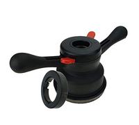 STIX Tuerca de sujeción rápida 40x4 mm con tapa de presión 117 mm y anillo de presión 81 mm compatible con equilibradoras de BOSCH Hofmann Ravaglioli