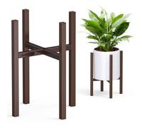 STLOVe® Soporte para Plantas de Metal, Soporte para Plantas Ajustable, Soporte para Macetas para Balcones de jardín, Exhibición de Flores Interiores/Exteriores (Excepto Plantas y Macetas)-1Pcs
