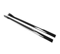 STLYBAZ Faldones Laterales de Coche para VW Golf 7 2014-2020, Faldón Extensiones Divisores Faldón Lateral Difusor carrocería Accesorio,A-Black-White