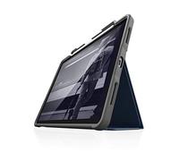 STM Bags Dux Plus Case Folio Funda para Apple 9,7 Pulgadas iPad Pro (2015 y 2017) - Azul Oscuro [Estándar Militar I Apple Stylus I Impermeable I Soporte I Wake/Sleep] - STM-222-129JX-04