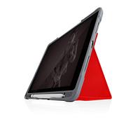 STM Dux Plus Duo - Funda ultrarrápida para Apple iPad 8ª/7ª generación, Color Rojo