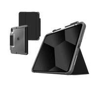STM Dux Plus - Funda Protectora Compatible con Apple iPad de 10.9 Pulgadas A16/10ª generación (2022), Color Negro (estándar Militar, Compartimento para lápiz Apple, función de Soporte, Soporte para