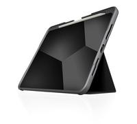 STM Goods Dux Plus Funda Compatible con Apple iPad Pro 13" (2024 - M4) - Negro/Transparente (Soporte Apple Pencil Pro, Estándar Militar, Repelente al Agua, Función Atril, Despertar/Sleep)