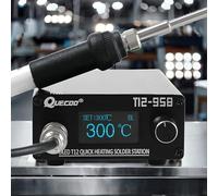STM32 T12-958 Estación de Soldadura Hierro de Soldar Electrónico Estación Digital 1.3 pulgadas Soldador mango 907 punta de hierro herramienta de soldadura (QUECOO T12-958 Kit III)