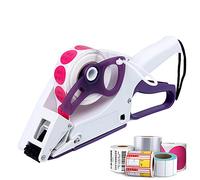 STMKB Etiquetadora Rápida, Etiquetadora Autoadhesiva Manual, Ancho De Etiqueta: 20-60MM, Adecuada para Pegar Etiquetas Promocionales, Precios, Antifalsificación, Etiquetas Redondas, Irregulares