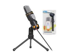 STMKB Micrófono De Computadora, Micrófono con Cable Portátil con Trípode Plegable, Patrón De Captación Omnidireccional, Adecuado para Reuniones, Aprendizaje a Distancia, Transmisión, Chat